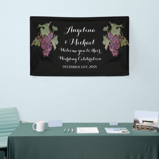 Banner Wine Grape Winery Wedding (Beurs)