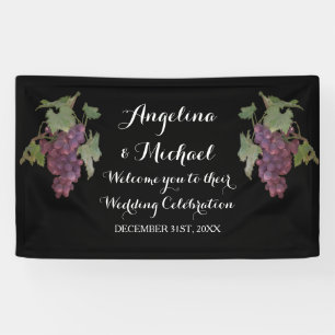 Banner Wine Grape Winery Wedding