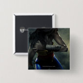 Banner: Wonder Woman, Harley Vierkante Button 5,1 Cm (Voorkant /achterkant)
