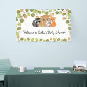 Banner Woodland Animals Forest Friends Baby shower (Beurs)
