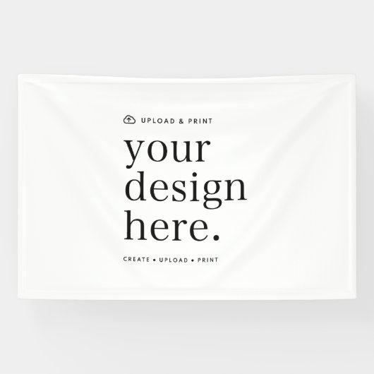 Banner Your Design Upload 4' x 6' (Horizontaal)