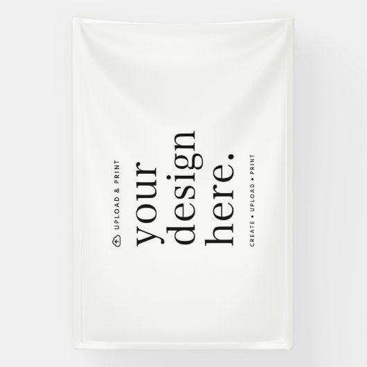 Banner Your Design Upload 4' x 6' (Verticaal)