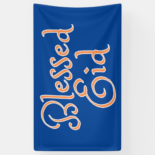 Banner zonder been (Verticaal)