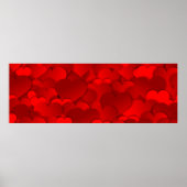 Bannerharten textuur een hart poster (Voorkant)