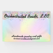 Bannerholografische glitter spandoek (Horizontaal)