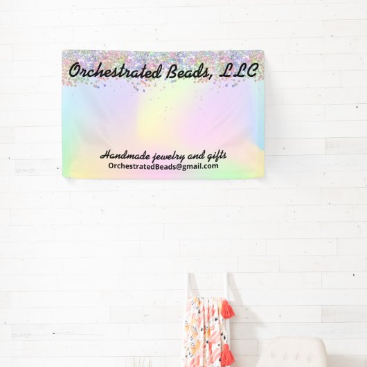 Bannerholografische glitter spandoek (Insitu)