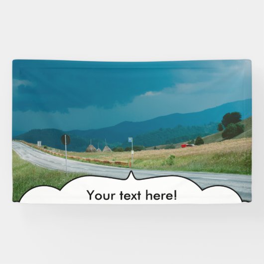 Bannerlandschap sjabloon spandoek (Horizontaal)