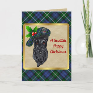 Bannerman Badge & Tartan Persoonlijke Kerstkaart Kaart