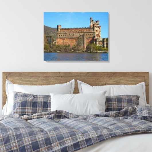 Bannerman Castle Canvas Afdruk (Insitu (Slaapkamer))