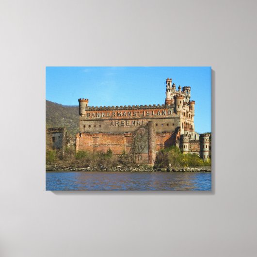Bannerman Castle Canvas Afdruk (Voorkant)