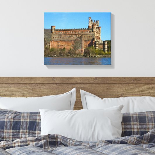 Bannerman Castle Canvas Afdruk (Insitu (Slaapkamer))