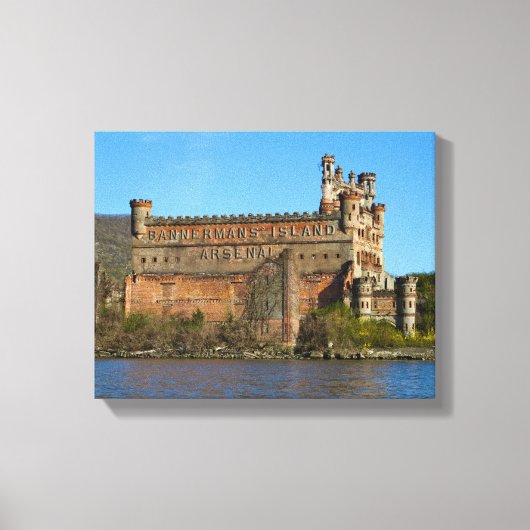 Bannerman Castle Canvas Afdruk (Voorkant)