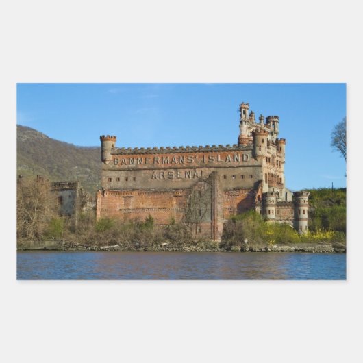 Bannerman Castle Rechthoekige Sticker (Voorkant)