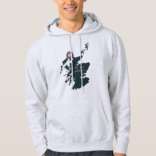 Bannerman Clan Badge Adult Hoodie (Voorkant)