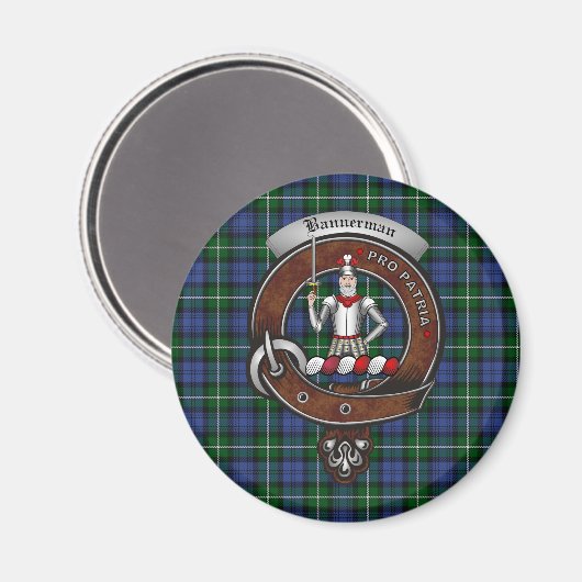 Bannerman Clan Badge Magnets Magneet (Voorkant / Achterkant)