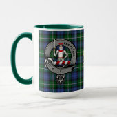Bannerman Clan Badge & Tartan Mok (Links)