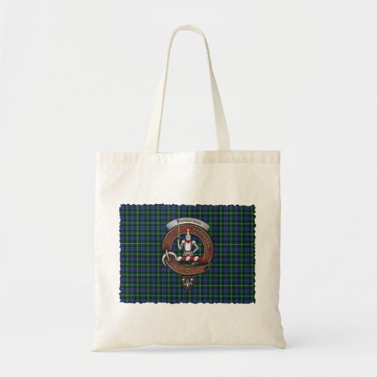 Bannerman Clan Badge Tartan Tote Bag (Voorkant)