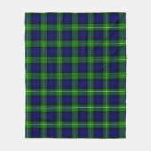 Bannerman Plaid Fleece Deken (Voorkant)