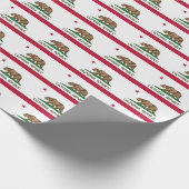Bannerpatroon van Californië Cadeaupapier (Hoek)