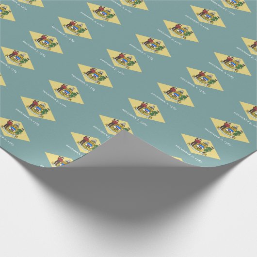 Bannerpatroon van Delaware Cadeaupapier (Hoek)