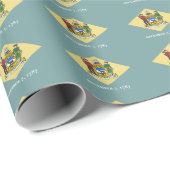 Bannerpatroon van Delaware Cadeaupapier (Rol Hoek)