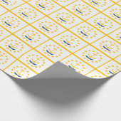 Bannerpatroon van het eiland Rhode Cadeaupapier (Hoek)