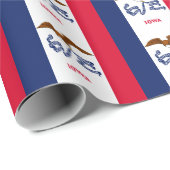 Bannerpatroon van Iowa Cadeaupapier (Rol Hoek)