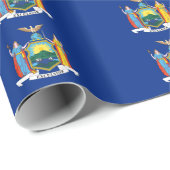 Bannerpatroon van New York Cadeaupapier (Rol Hoek)