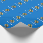 Bannerpatroon van Oklahoma Cadeaupapier (Hoek)