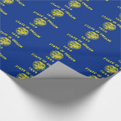 Bannerpatroon van Oregon Cadeaupapier (Hoek)