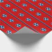 Bannerpatroon van tennessee cadeaupapier (Hoek)