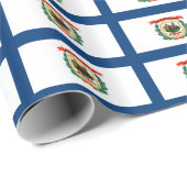 Bannerpatroon van West Virginia Cadeaupapier (Rol Hoek)