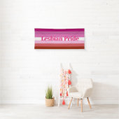 Banners binnen/buiten - Lesbische Pride Vlag (Insitu)