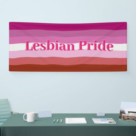 Banners binnen/buiten - Lesbische Pride Vlag (Beurs)