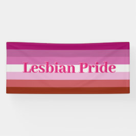 Banners binnen/buiten - Lesbische Pride Vlag
