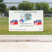 BANNERS ; HAPPY 4TH VAN JULY (Insitu)