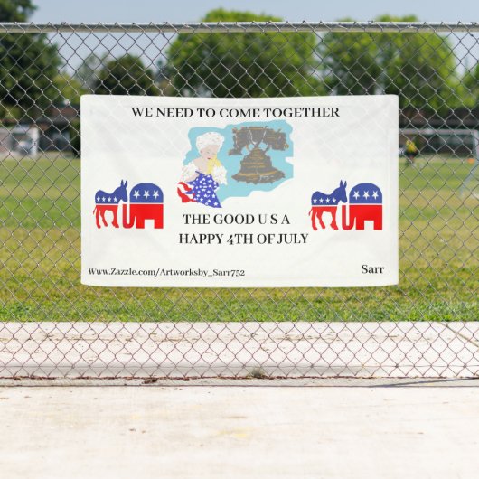 BANNERS ; HAPPY 4TH VAN JULY (Insitu)