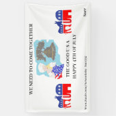 BANNERS ; HAPPY 4TH VAN JULY (Verticaal)