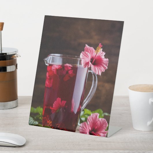 Banners > Tekens op het tafelblad Reclamebord Met Voetstuk (Insitu)