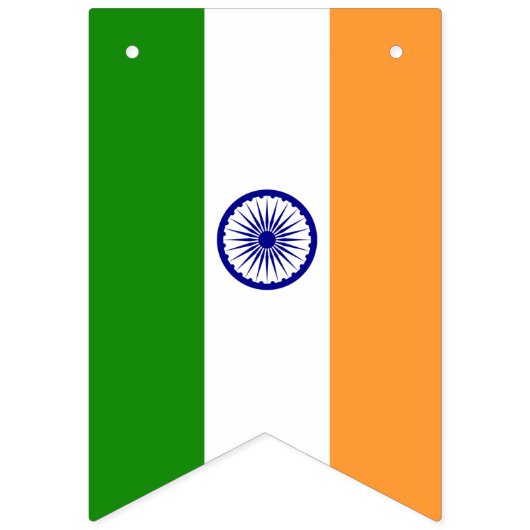 Banners van Indiase vlag en partij India (Eerste vlag)