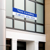Banners voor grote onroerend goed die nu leasen (Buitenkant Gebouw)