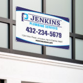Bannerservice voor professionele loodgieters spandoek (Buitenkant Gebouw)