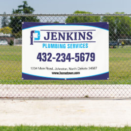 Bannerservice voor professionele loodgieters spandoek