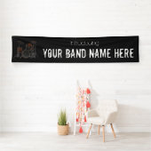  bannerteken voor muziekband spandoek (Insitu)