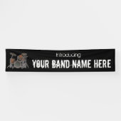 bannerteken voor muziekband spandoek (Horizontaal)