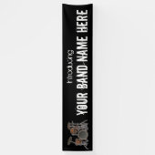  bannerteken voor muziekband spandoek (Verticaal)