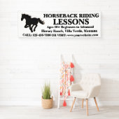 bannerteken voor  paardenlering spandoek (Insitu)