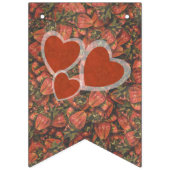 Bannervlag van zoet Baby shower - Aardbeien Vlaggetjes (Tweede vlag)