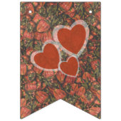 Bannervlag van zoet Baby shower - Aardbeien Vlaggetjes (Eerste vlag)