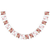 Bannière fanion florale pivoine – Décoration douce Vlaggetjes (Alle)